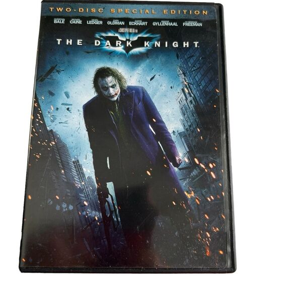 The Dark Knight 2 Disc Special Edition DVD Heath Ledger Christian Bale - Picture 2 of 5